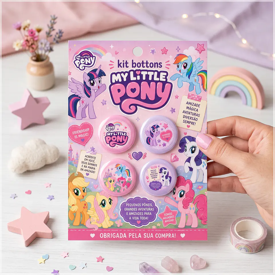 Arquivo de Corte Bottons My Little Pony 9 1