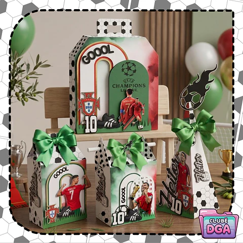 Arquivo de Corte Kit Festa CR7 Cristiano Ronaldo Portugal 1