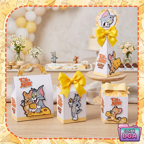 Arquivo de Corte Kit Festa Tom e Jerry 1