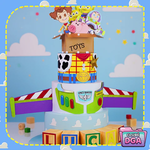 Arquivo de Corte Topo de Bolo Toy Story 4