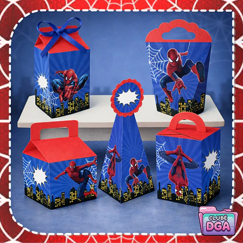 Arquivo de Corte Kit Festa Homem Aranha