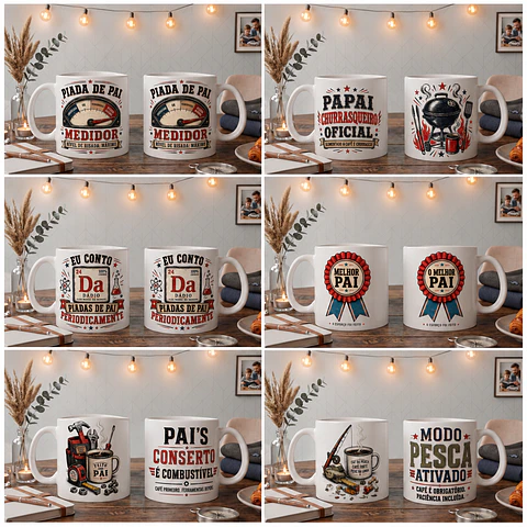 Sublimação - Caneca Dia dos Pais 3 (Exclusivo)