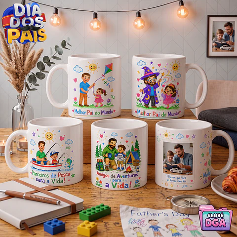 Sublimação - Caneca Dia dos Pais 2 (Exclusivo)