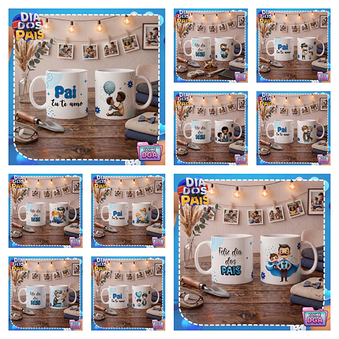 Sublimação - Caneca Dia dos Pais 1 (Exclusivo)