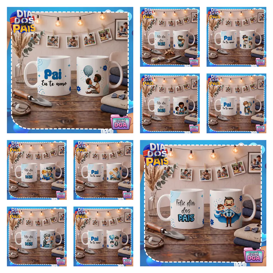Sublimação - Caneca Dia dos Pais 1 (Exclusivo) 1