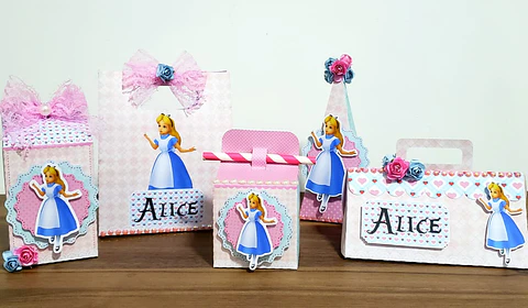 Arquivo de Corte Kit Festa Alice 21