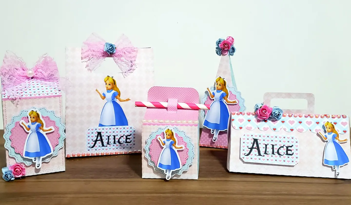 Arquivo de Corte Kit Festa Alice 21 1