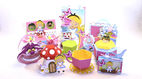 Arquivo de Corte Kit Festa Alice 20