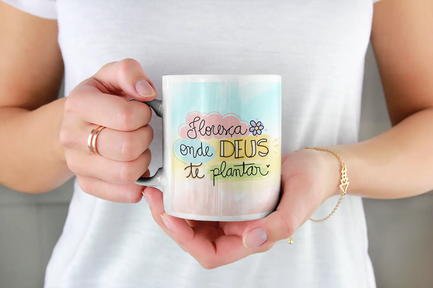 Sublimação - Caneca Floresça 1