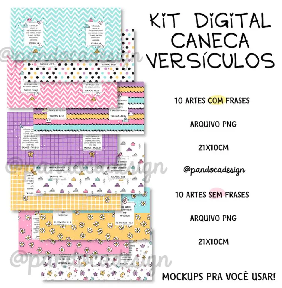 Sublimação - Caneca Versiculos 1
