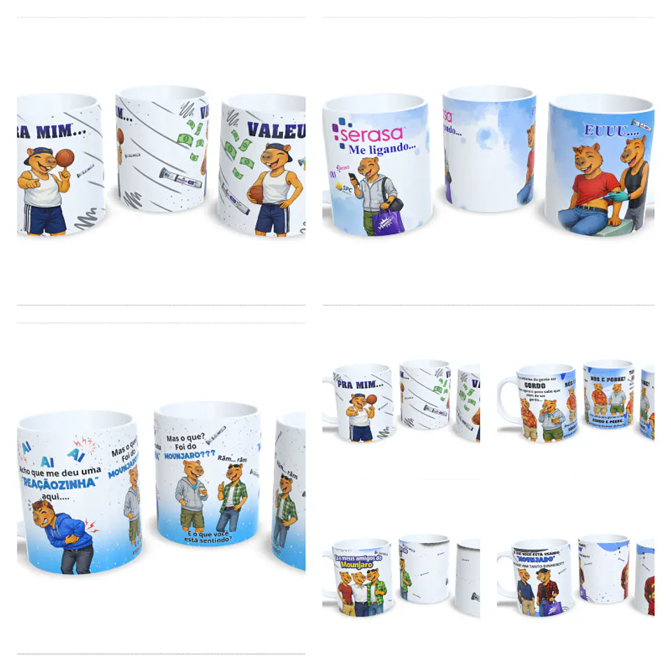 Sublimação - Canecas Mounjaro Masculina 1