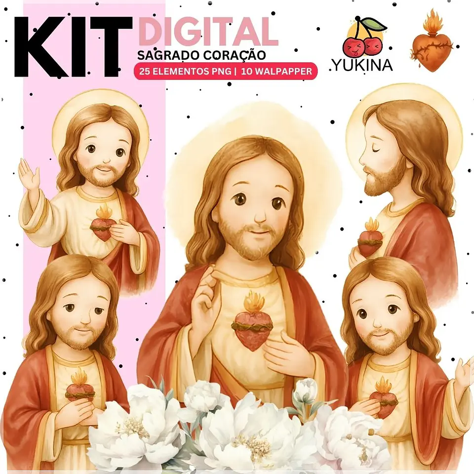 Kit Digital Sagrado Coração de Jesus 39 1
