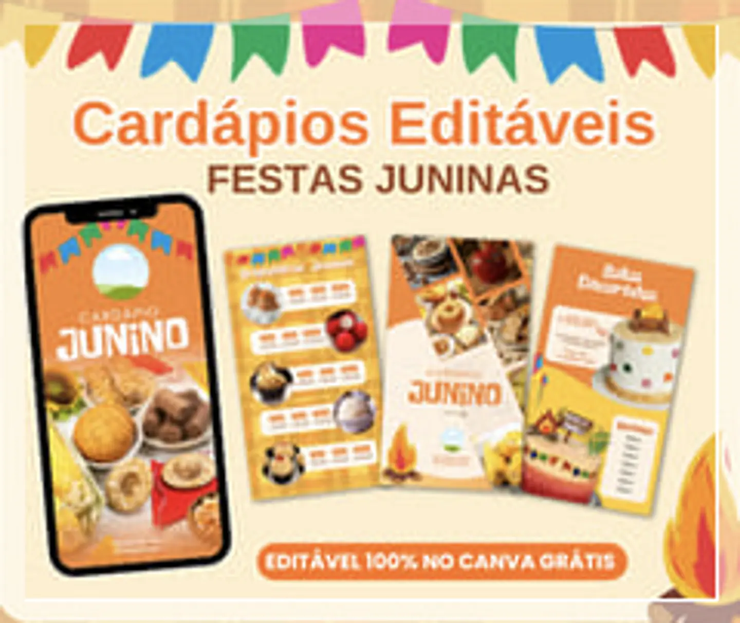 Arquivo de Corte - Cardápio Junino Camy Arts 1