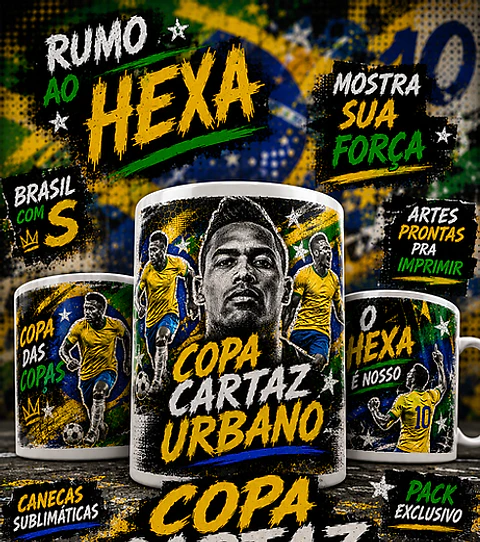Sublimação - Caneca Copa Street Urbano