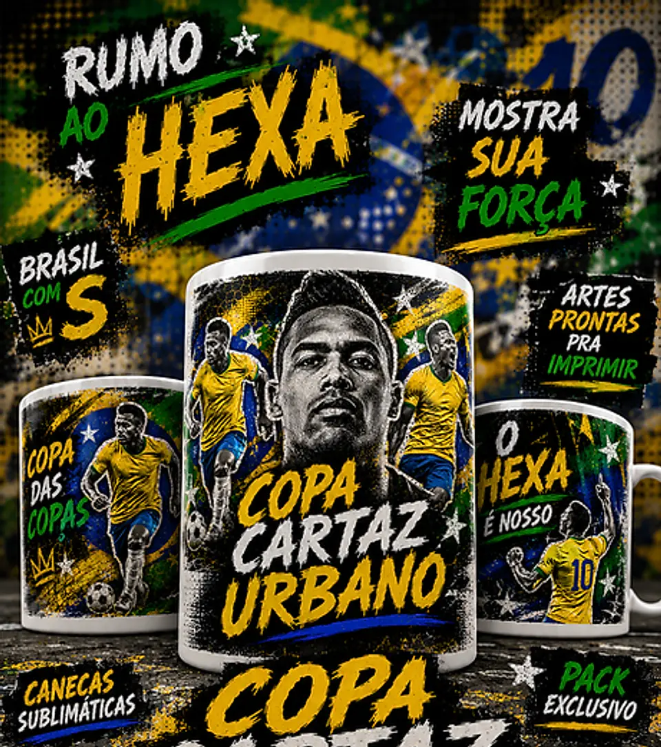 Sublimação - Caneca Copa Street Urbano 1