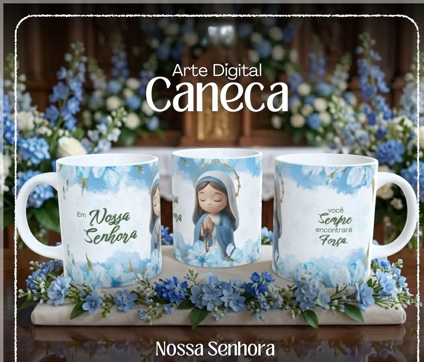 Sublimação - Caneca Arte Nossa Senhora 1