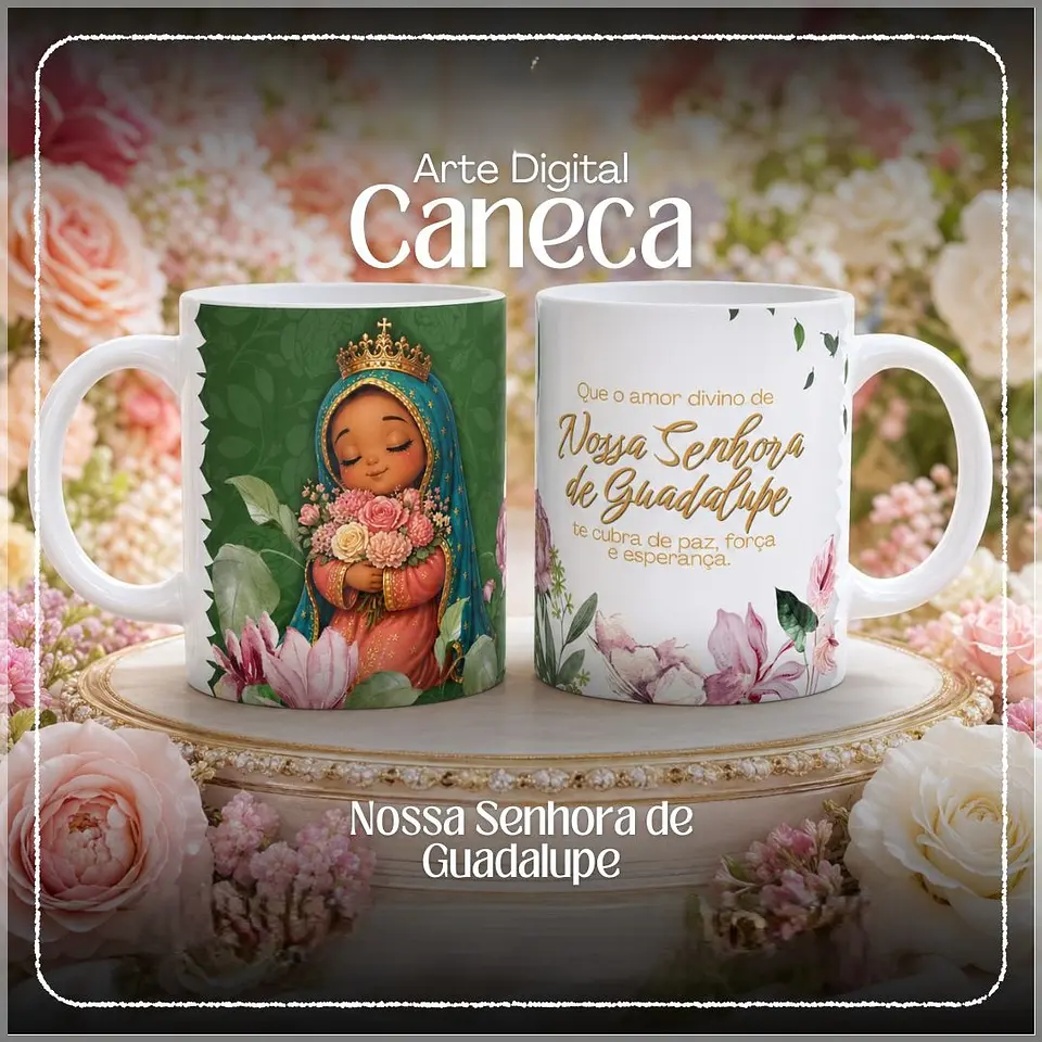 Sublimação - Caneca Nossa Senhora de Guardalupe 1