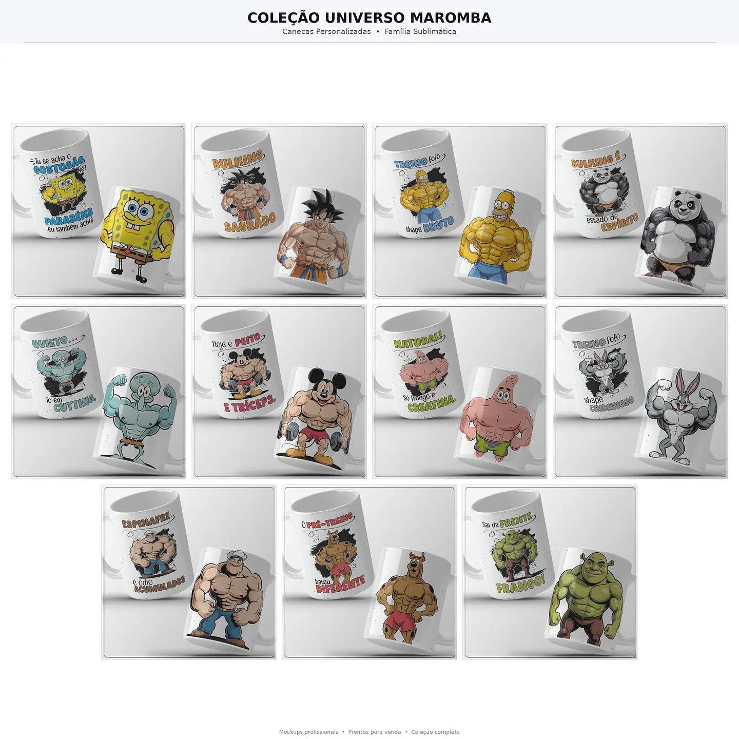 Sublimação - Canecas Universo Maromba 1