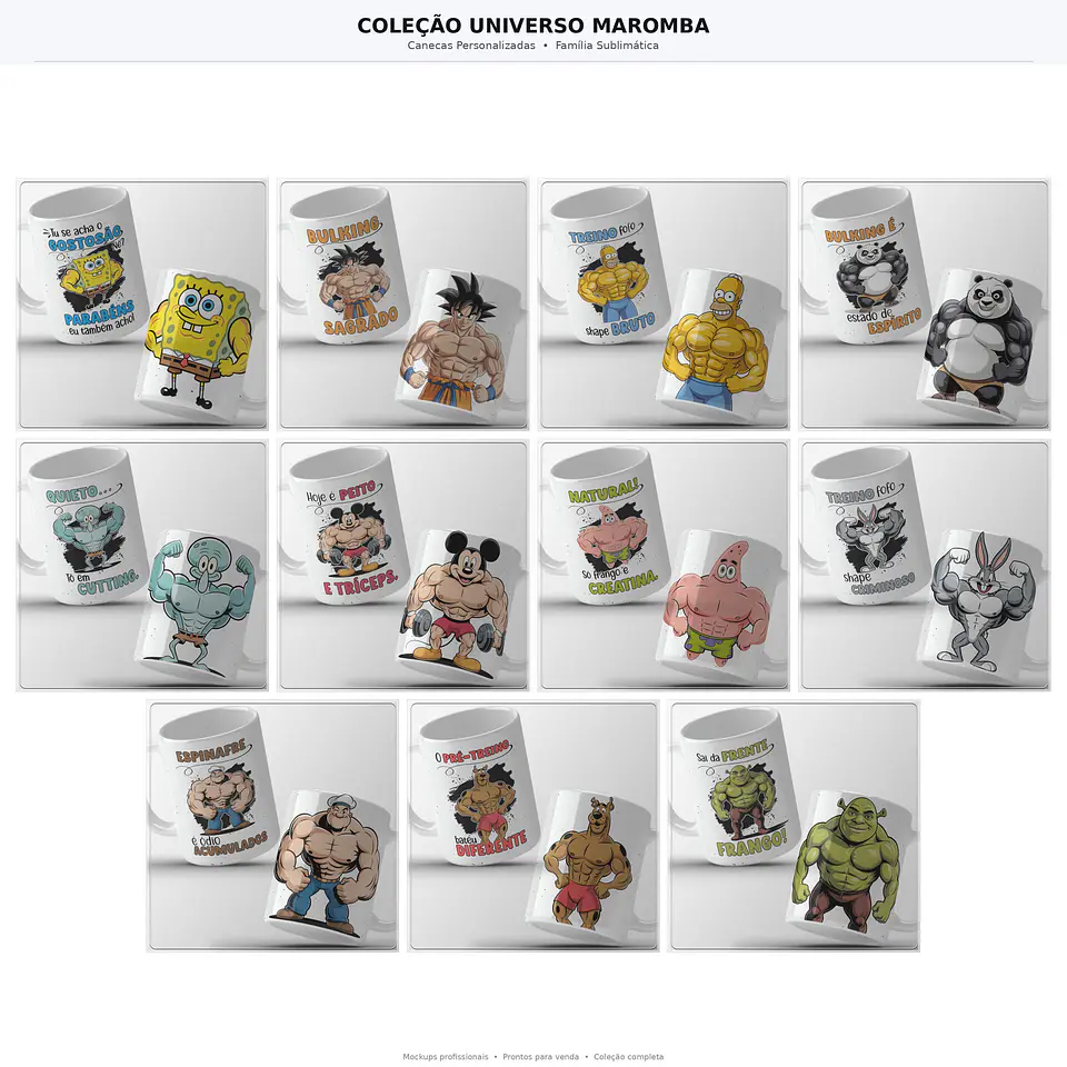Sublimação - Canecas Universo Maromba 1