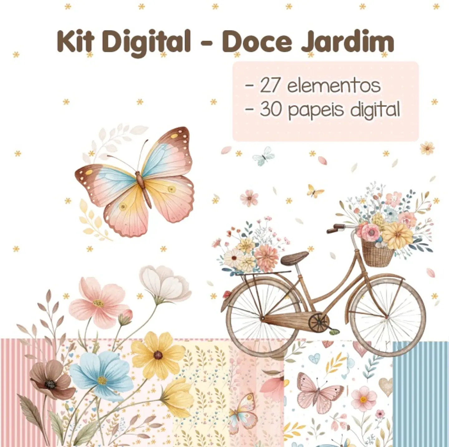 Kit Digital Doce Jardim 1 1