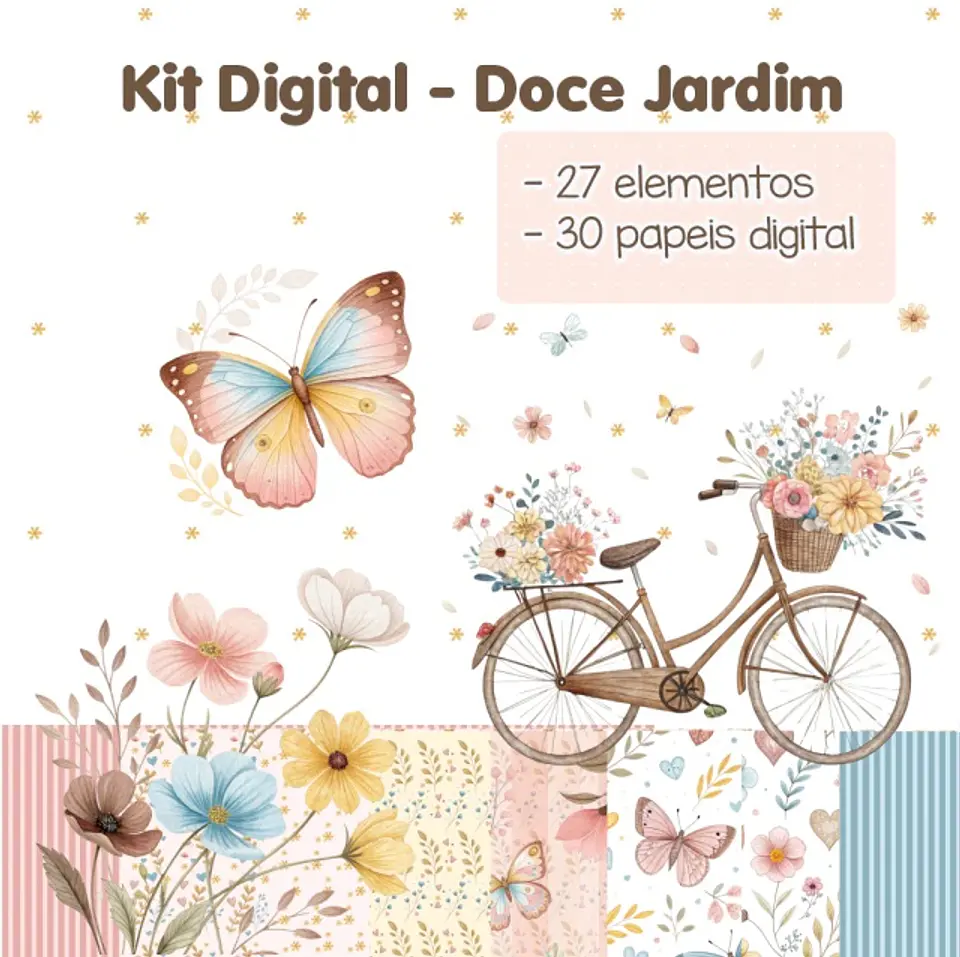 Kit Digital Doce Jardim 1 1