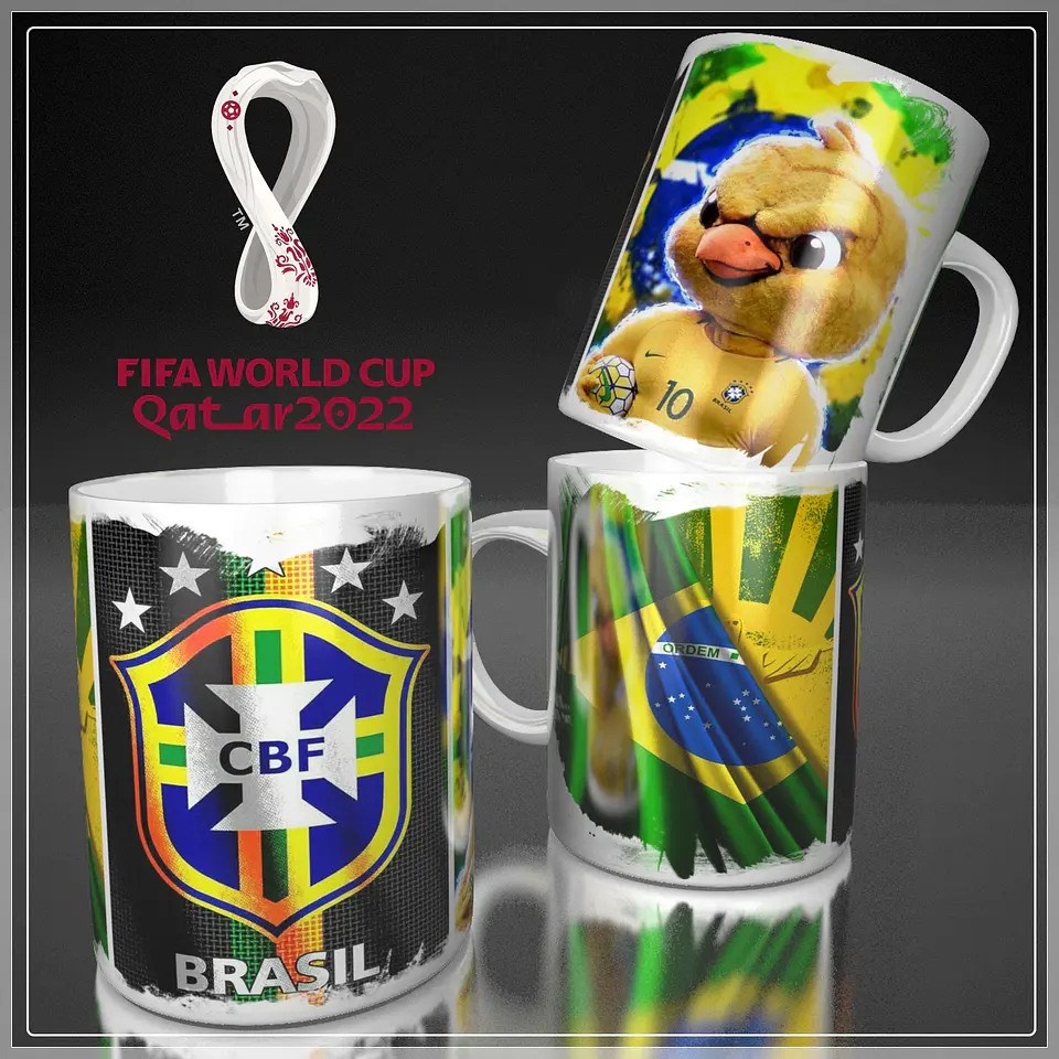 Sublimação - Caneca Brasil 1