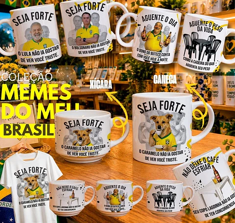 Sublimação - Coleção Memes do Brasil