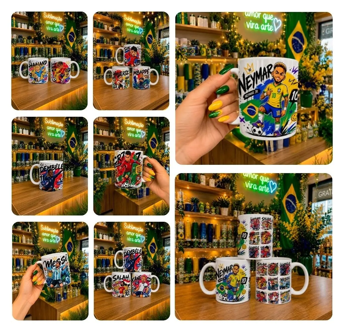 Sublimação - Canecas Gigantes do Futebol 1
