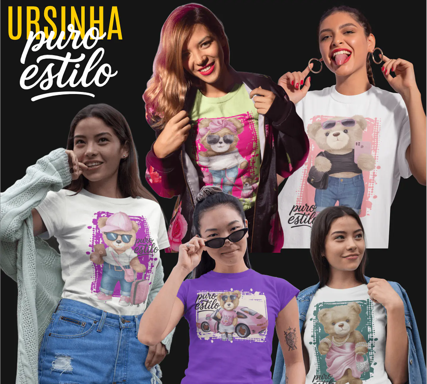 Sublimação - Camisas Ursinha 1