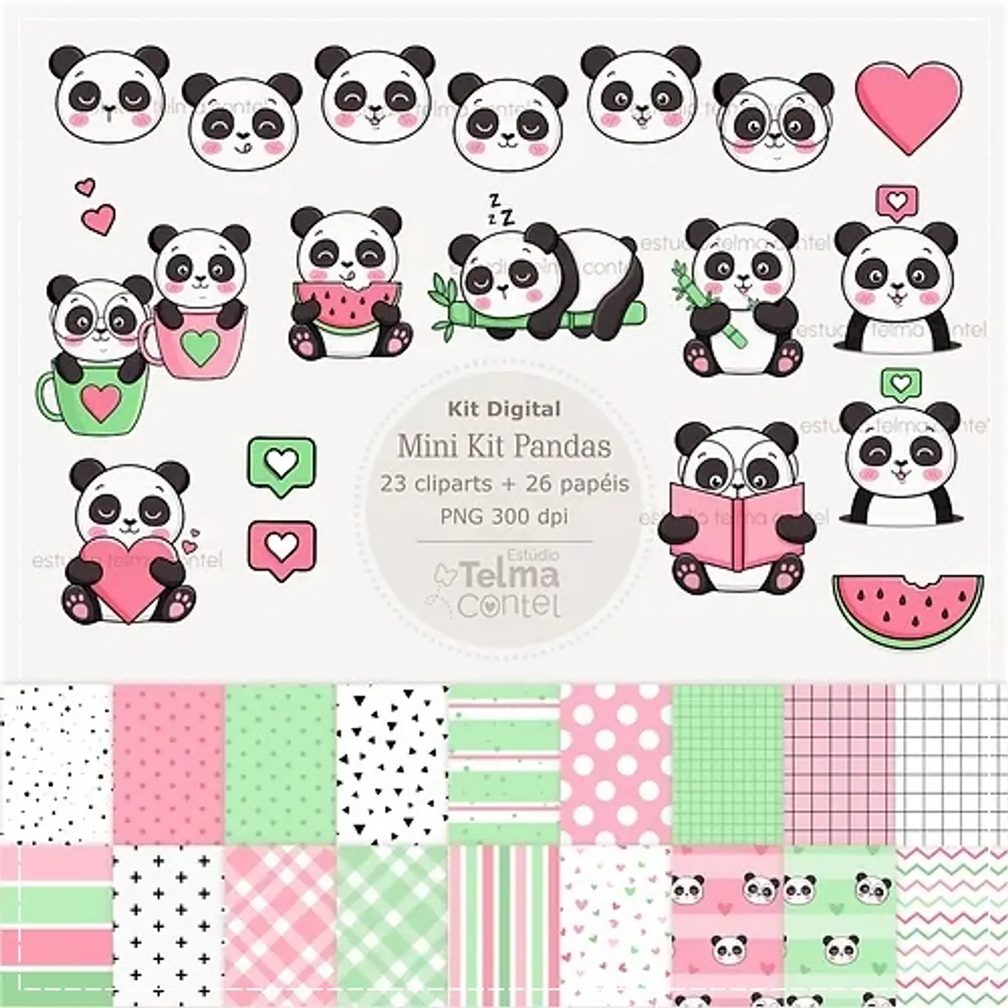 Kit Digital Pandinha 13 1