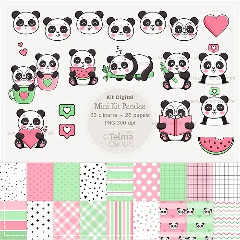 Kit Digital Pandinha 13 1