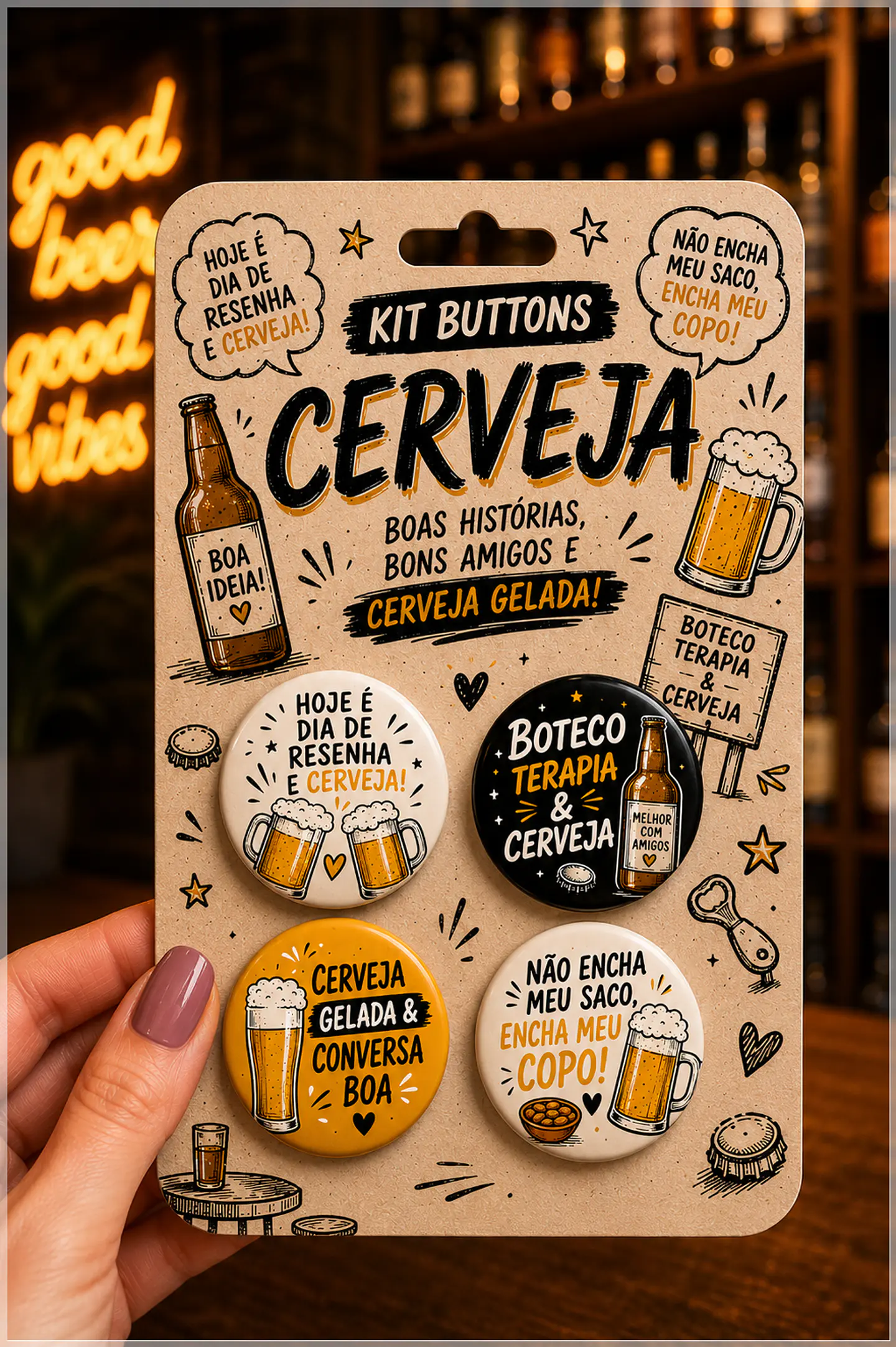 Arquivo de Corte Bottons Cerveja 5 1