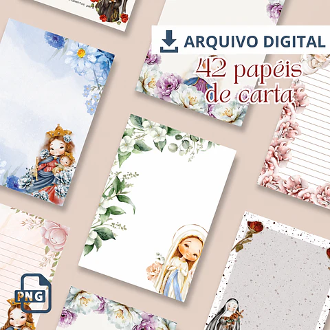 Encadernação - Papeis de Carta Nossas Senhoras