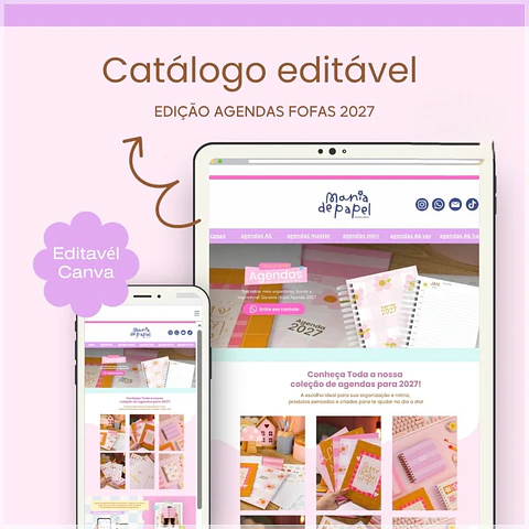 Catálogo Editável - Agendas 2027
