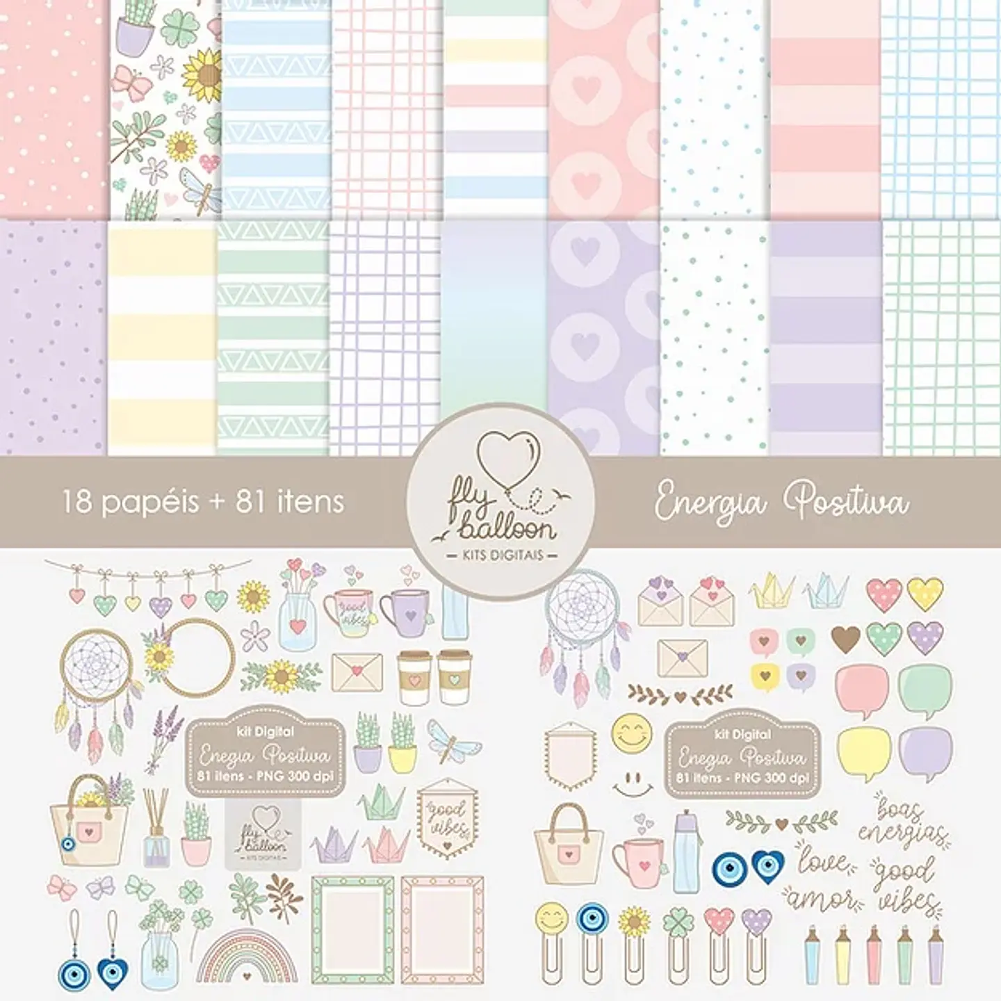 Kit Digital Combo Floral Energia 29 1