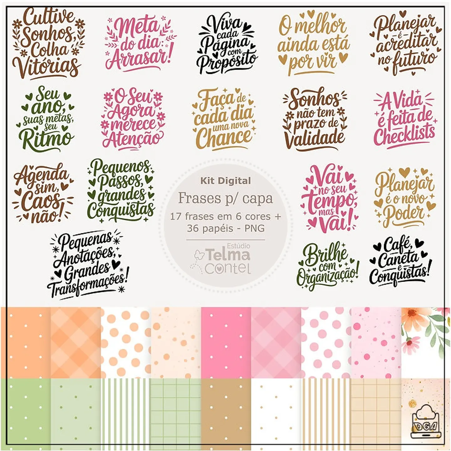 Kit Digital Planejamento e Organização 5 1