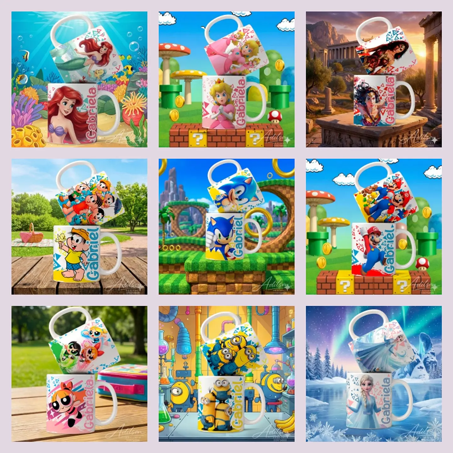 Sublimação - Caneca Kit Personagem 2026 1