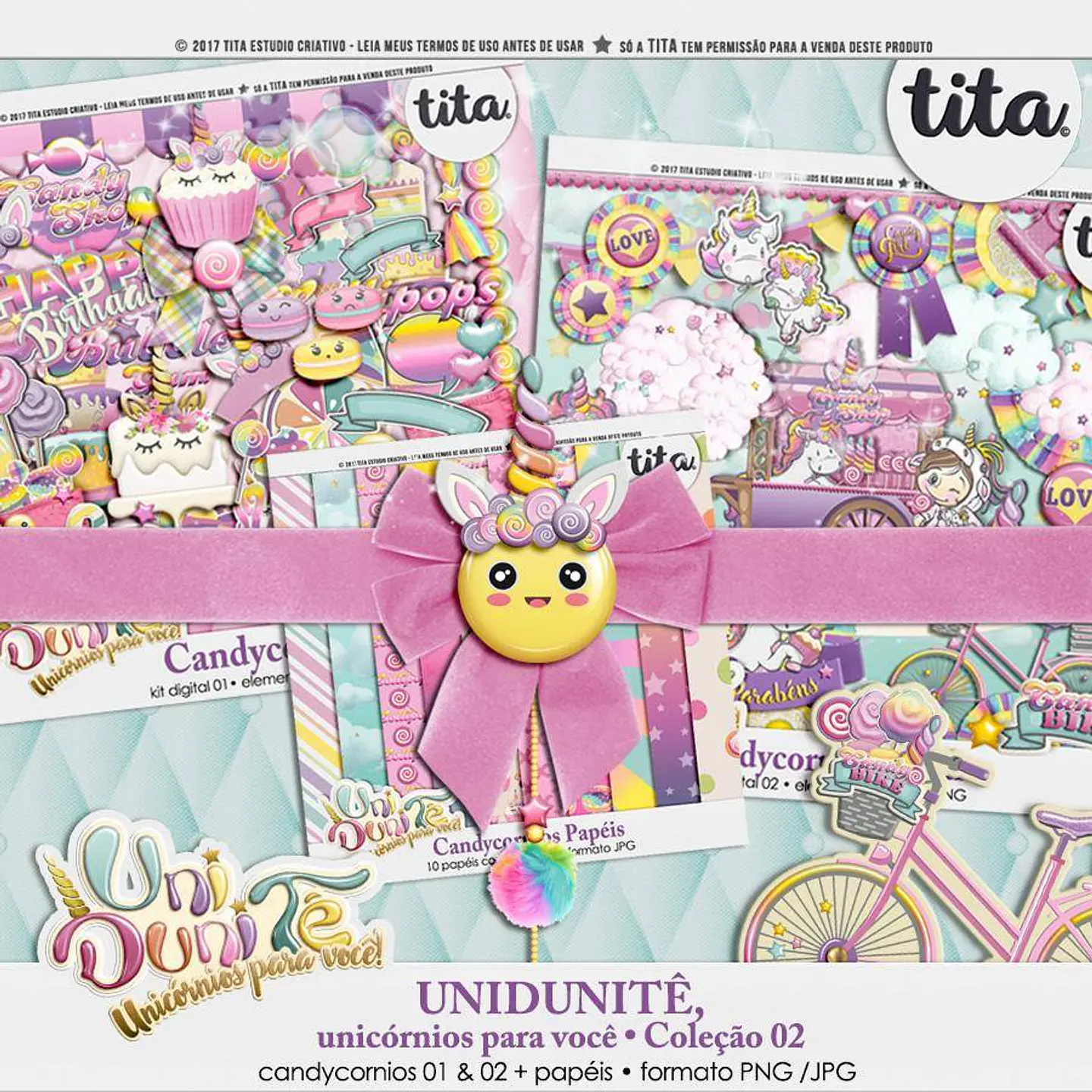 Kit Digital Unidunitê Unicórnios para Você 281 1