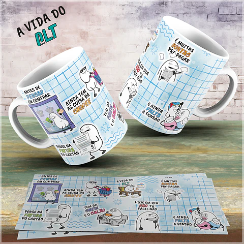 Sublimação - Caneca CLT Fatura