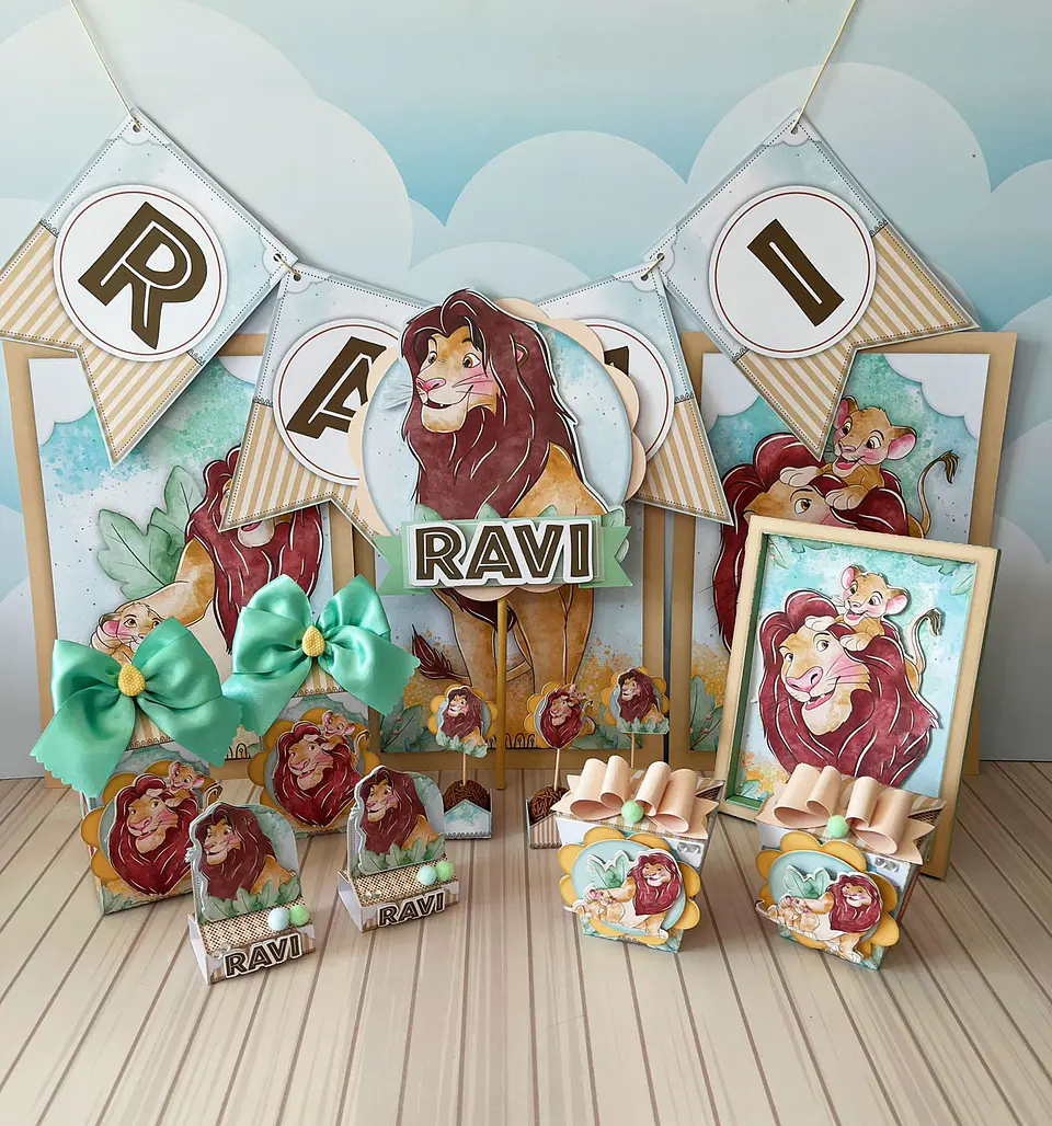 Arquivo de Corte Kit Festa A Guarda do Leão - Rei Leão 26 1