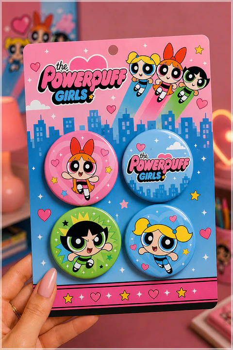 Arquivo de Corte Bottons As Meninas Super Poderosas 66