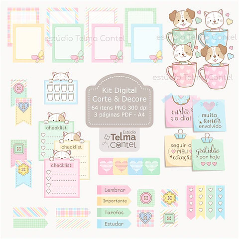 Kit Digital Recorte e Decore 22
