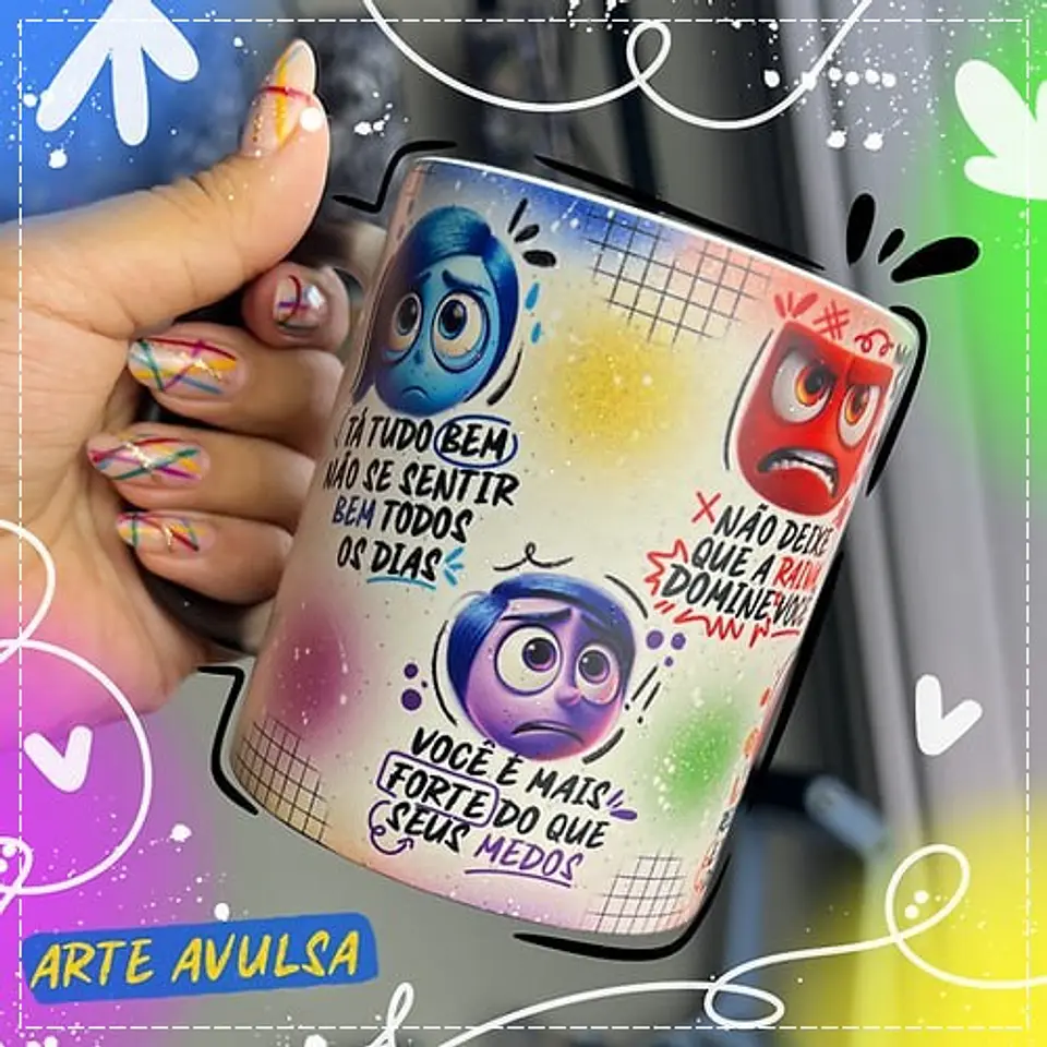 Sublimação - Caneca Divertidamente Frases 1