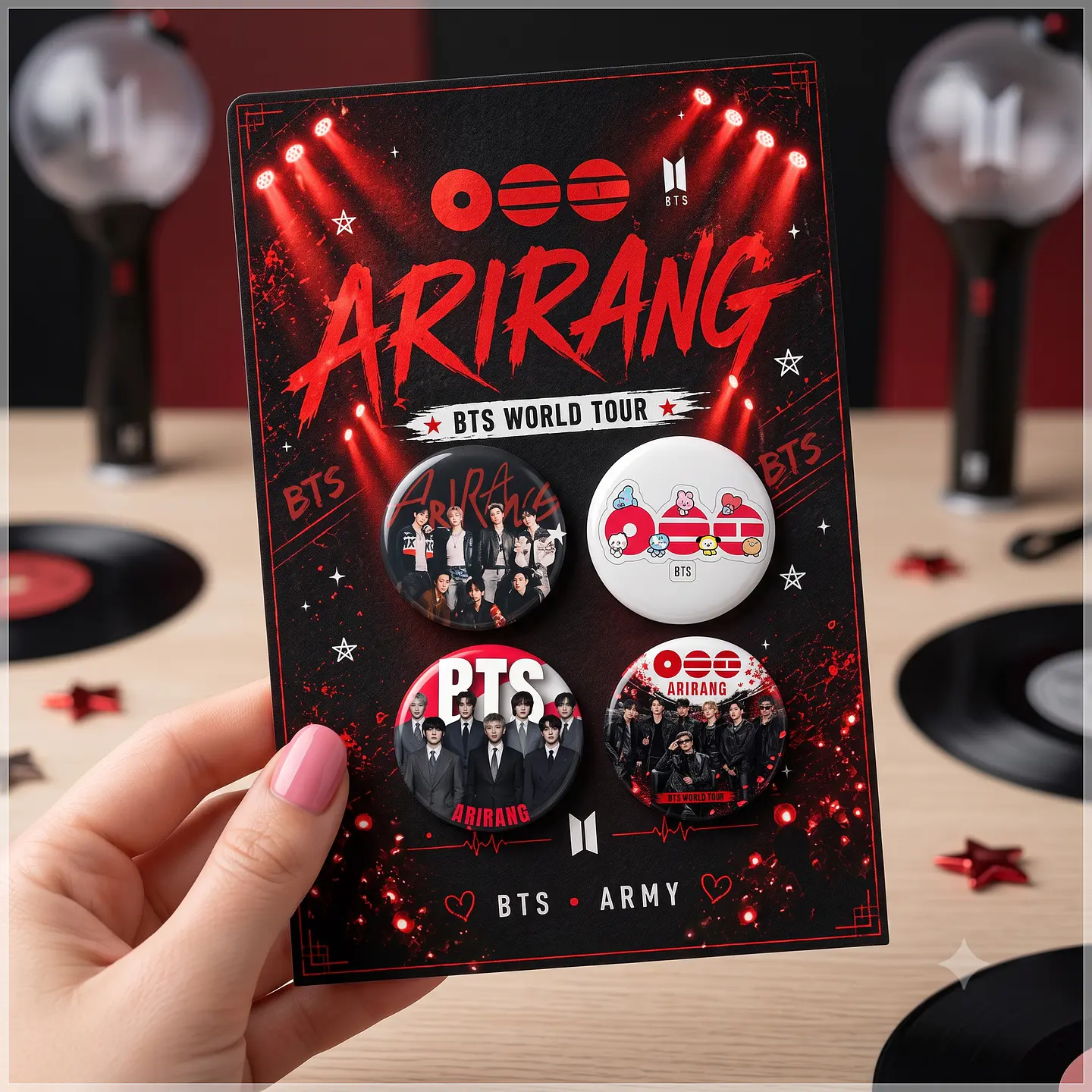 Arquivo de Corte Bottons BTS Arirang 53 1