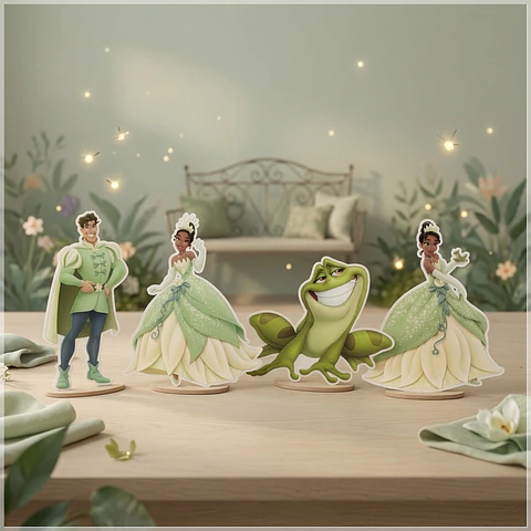 Arquivo de Corte - Display de Mesa A Princesa e o Sapo