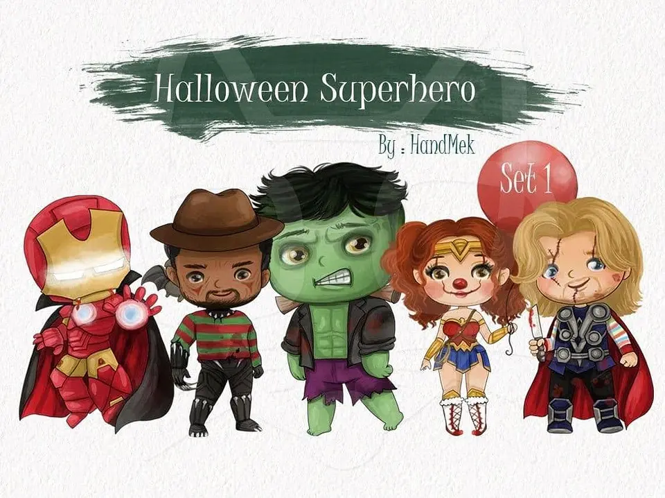Kit Digital Halloween Superhero Set1 18 1