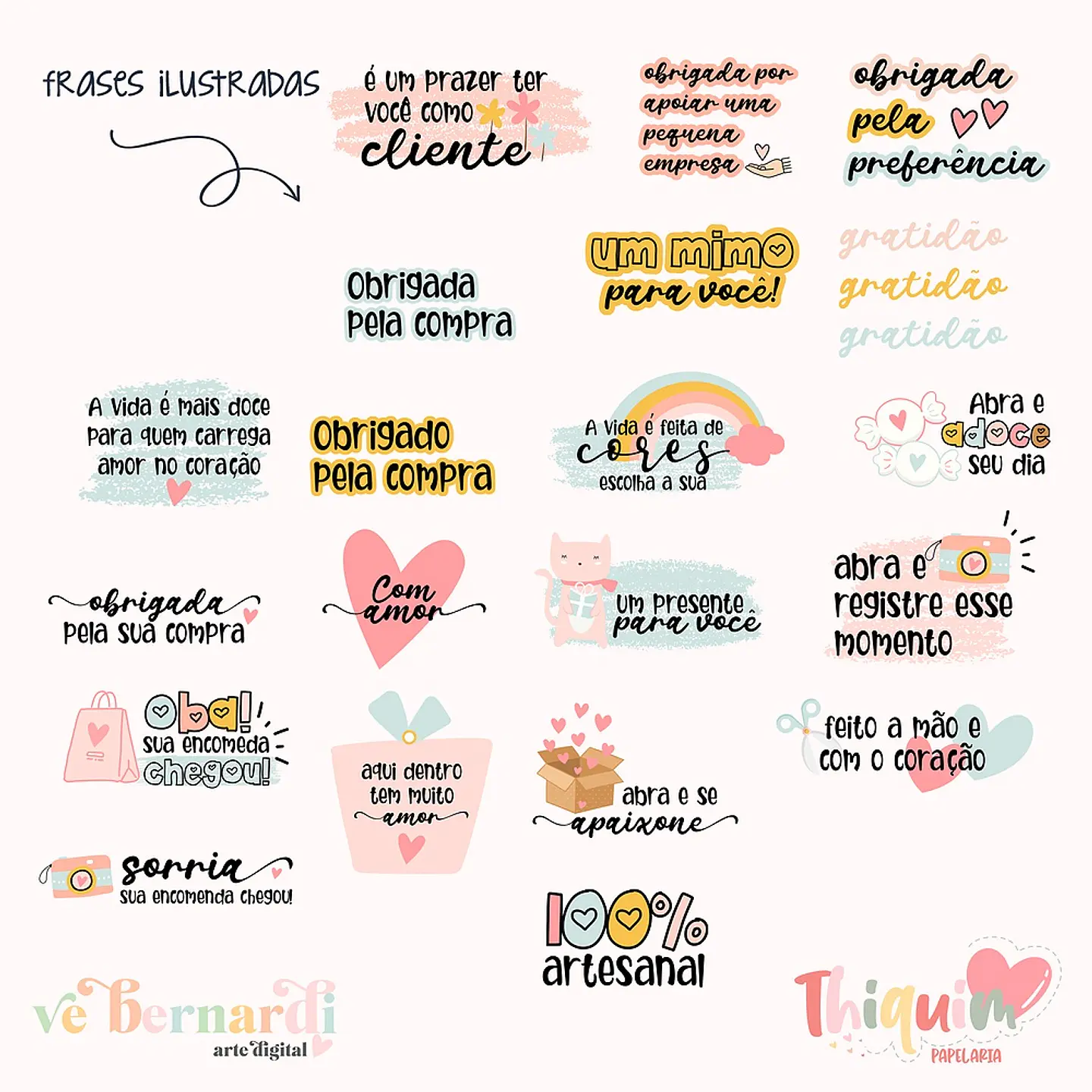 Kit Digital Embalagem Enviando Amor 2 1