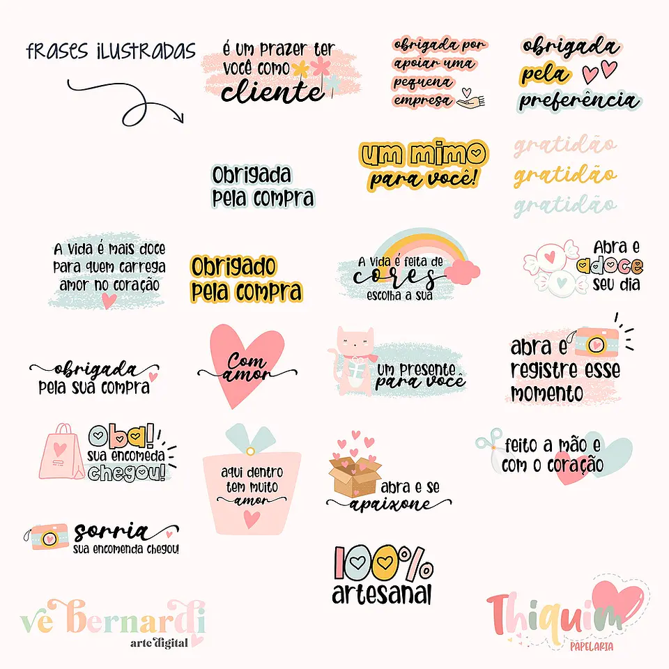 Kit Digital Embalagem Enviando Amor 2 1