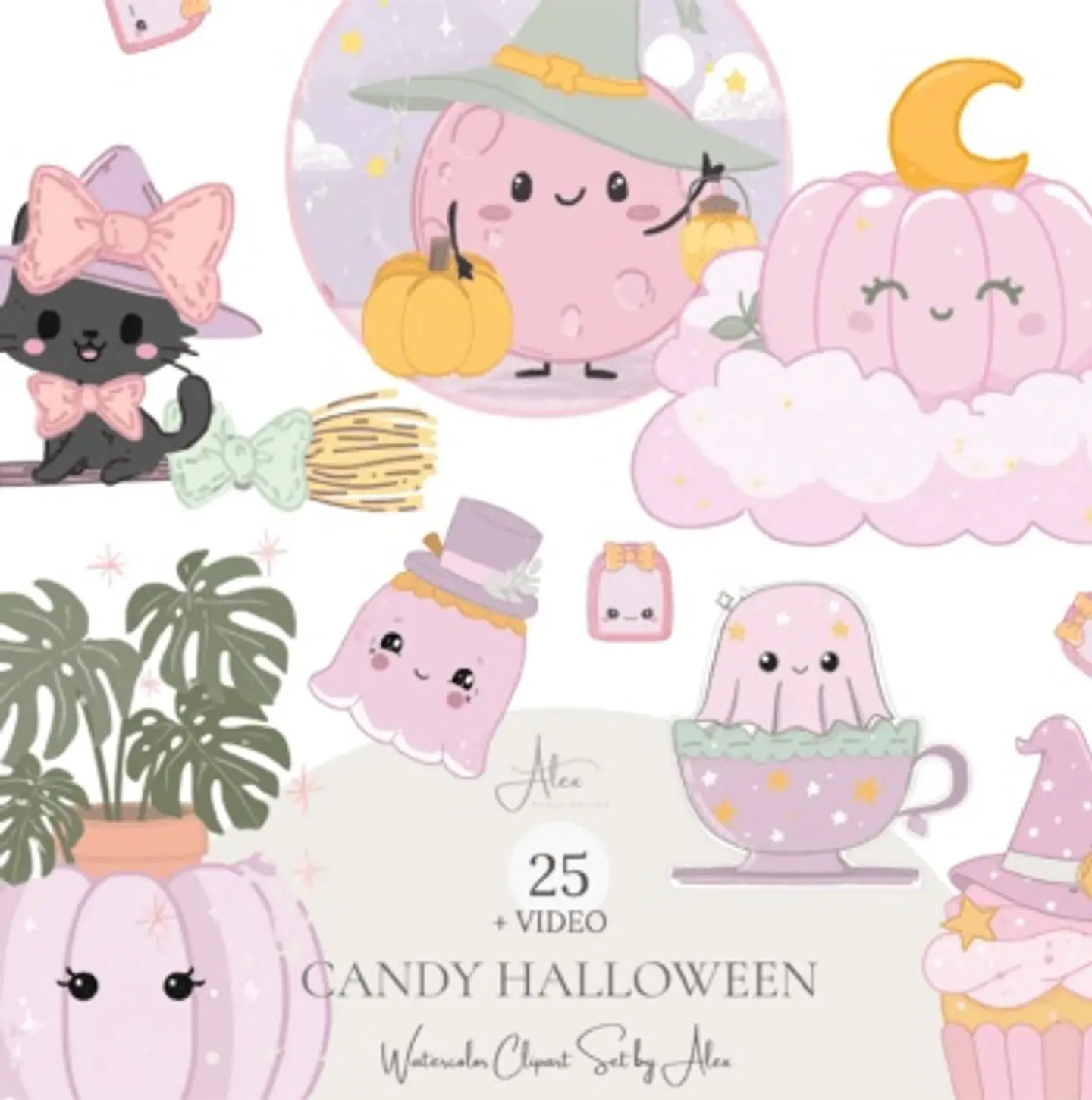 Kit Digital Pastel Halloween 4 1