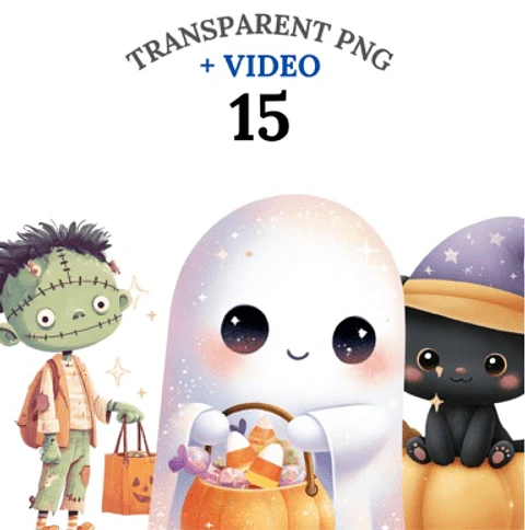 Kit Digital Cute Halloween 1